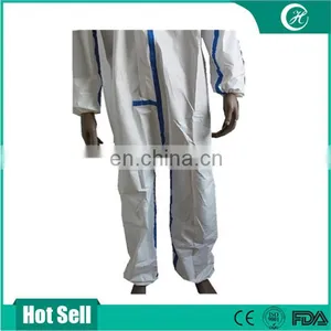 Waterproof Blue Seal Strip Safety Disposable Coverall thumbnail-6