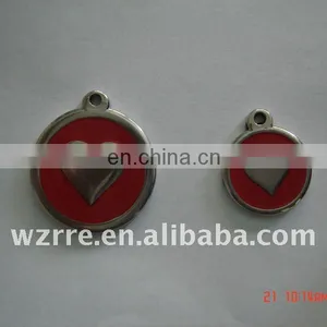 Material Coin Steel Key Chain With Round and Heart Shape thumbnail-1