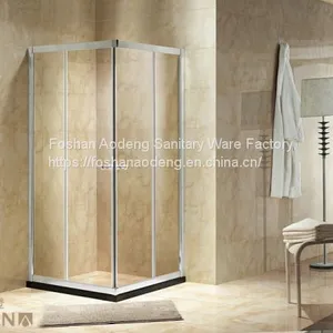 Home Use Tempered Glass Sliding Door Corner Shower Room thumbnail-1