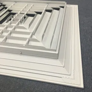 HVAC Extruded Aluminum 4 Way Ceiling Square Air Diffuser thumbnail-5