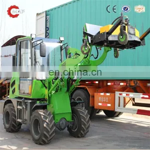 Mini Loader 0.6ton Farming Tractor Mini Wheel Loader of Front Loader thumbnail-1
