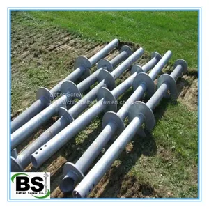 Round Helix Screw Piling for Building Deep Foundations thumbnail-2