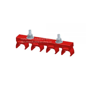 PVC 4-Pole Piper Hanger Clamp for Conductor Bus Bar Extension Pole Clamps thumbnail-2