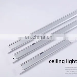 18W Industrial Modern Strip Shaped Ceiling Light Silver Office Hanging Indoor Lamp thumbnail-5