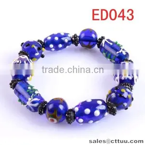 Most Popular Colored Enamel Bracelet With High Tenacity Elastic thumbnail-6