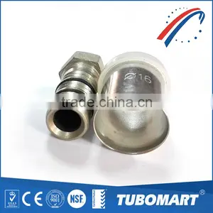 Ningbo Galvanized Malleable Micro Flare Straight Stop Union Pipe Press Fitting thumbnail-1