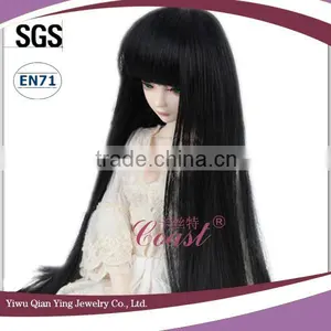 Wholesale Long Straight Blond Bjd Doll Wig on Sale thumbnail-4