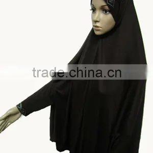 A514 Latest Big Size ISLAMIC HIJAB Khimar Jilbab MUSLIM HIJAB thumbnail-1