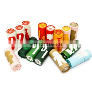 Bio Friendly Coffee Beans Packaging Customized Telescopic Paper Tube Food Grade Cylinder Tube Packaging thumbnail-1