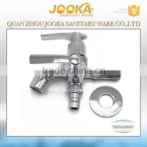 Wall Mounted Two Way Double Handles Tap Bibcock thumbnail-1