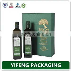 Fancy Wine Gift Box for 2 Bottle Custom Designs thumbnail-2