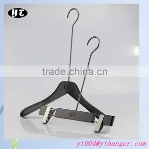 Long Hook Fashion Matched Set Wooden Hanger With Custom Logo thumbnail-1