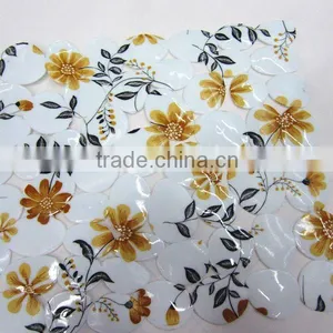 Printed Rose Flower Bathtub Mat Bath Mat thumbnail-4