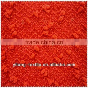 Red Jacquard Fabric thumbnail-1