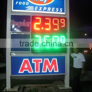 EPCU High Waterproof/Ultra Brightness Gas Price Sign Display 7 Segment LED Oil Price Broad thumbnail-3