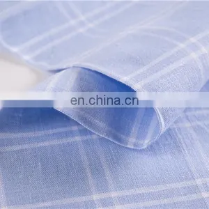 Large Stock Top Quality Smooth Soft Hometextile Plaid Printed Fabric for Dress thumbnail-3