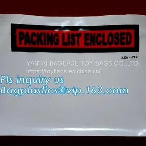 Packing List Envelope for AWB, Packing List Envelope Mailing Bag for Express, Packing List Enclosed Envelopes, Bagease thumbnail-1