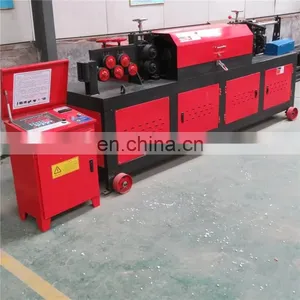 China 6-25mm Bar Steel Metal Straightening Machinery Cnc Automatic Rebar Cutting and Bending Machine thumbnail-5