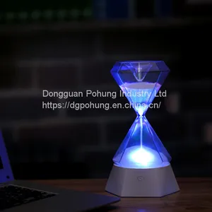 Christmas Gift Colorful Hourglass Sleep Light USB Rechargeable Atmosphere LED Small Night Light thumbnail-3