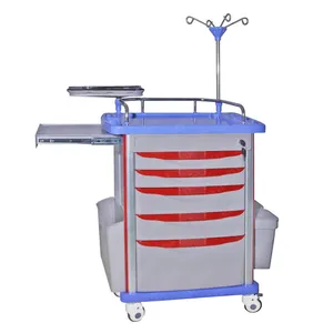 Medical Hospital Emergency Trolley Medical Nursing Crash Cart thumbnail-1