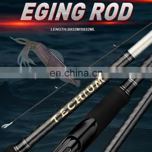 JOHNCOO Techium TCM Eging Rod 2.5M M ML Power 0.4-1PE Spinning Fishing Rod Octoups Rod thumbnail-3