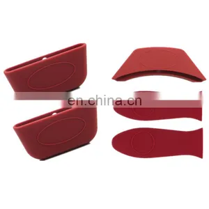 Silicone Hot Pot Handle Cover / Heat Protecting Silicone Hot Handle Holder for Cast Iron Skillets, & Pans thumbnail-4