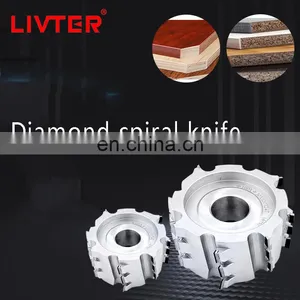 LIVTER Woodworking Tools Milling Cutter Pcd Herringbone Cnc Wood Pre-milling Cutter thumbnail-2