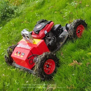 Lawn Mower Robot, China Rechargeable Brush Cutter Price, Radio Controlled Slope Mower for Sale thumbnail-1