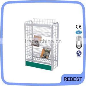 Metal Material Magazine Display Rack Stand thumbnail-1