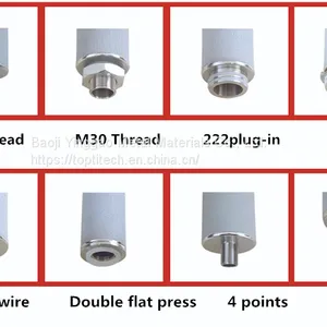 Sintered Porous Titanium Filter Cylindrical Bar thumbnail-5
