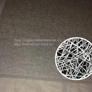 Sintered Nickel Fiber Paper Nickel Felt For GDL thumbnail-3