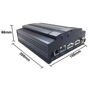 4CH HDD GPS Basic Black Box Car Digital Video Recorder , Vehicle Mobile DVR SD Card thumbnail-4