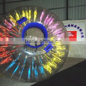 2015 Newest Football Inflatable Shinning Zorb Ball Rental Led Grasses Ball thumbnail-3