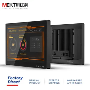 15.6 Inch Industrial Computer Full Body IP65 Rated Dustproof Waterproof Anti-Glare Anti-fogging Function Outdoor High Brightness 1000 Nits thumbnail-1