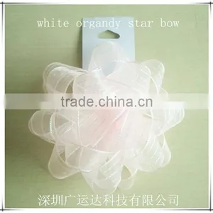 2015 Wholesale Christmas Decoration Star Bows With One Pcs on Paper Card thumbnail-2
