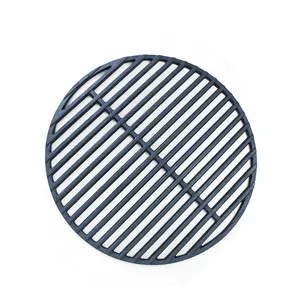 Factory Wholesale Multi-Size BBQ Kitchen Utensils Cast Iron Grill Net Round Cast Iron Grill Grid Bbq Grill for Restaurant thumbnail-1