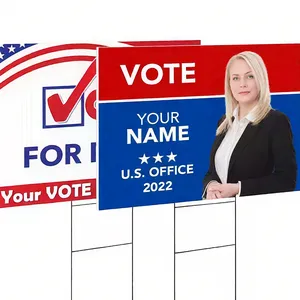 Carteles personalizados de patio de coroplast para exteriores – Paneles de plástico corrugado resistentes a las inclemencias del tiempo de 4 mm y 18x24 thumbnail-2