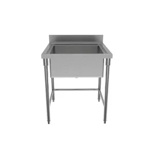 Worktable Portable Factory Direct Sales Commercial Working Table Stainless Steel Table Kitchen Heavy Duty thumbnail-3