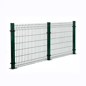 Decorative 3D Curved Welded Wire Mesh Fence - Galvanized or Powder Coated for Outdoor Security thumbnail-3