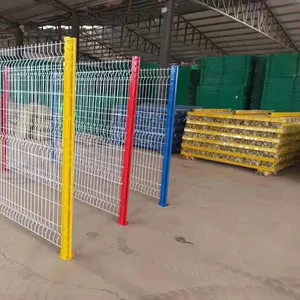 Hot-Dip Galvanized 3D Curved Fence 3.0mm Mesh for Industrial Security thumbnail-5
