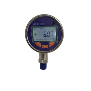 Kyue Pressure Gauge -100kPa 200MPa 0.05% Accuracy Bar PSI Water Liquid Hydraulic Gas Air Digital Pressure Gauge Kgf/cm² thumbnail-1