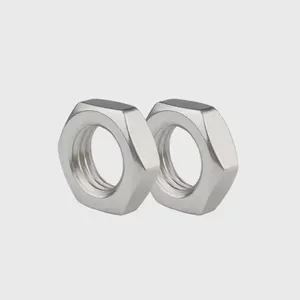 OEM Hex Thin Nut Stainless Steel Standard Hex Nut Jam Nut DIN 439 thumbnail-5