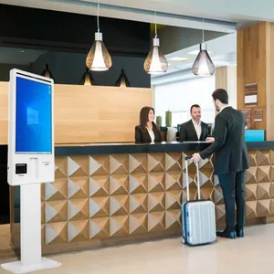 Aonpos APK03 Capacitive Touch Self-payment Kiosk Highly Reliable Touchscreen Kiosk Subway Terminal Ordering Terminal thumbnail-4