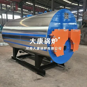 DAKANG BOILER High Efficiency Condensing Gas Steam Boiler, Low NOx Natural Gas Steam Generator For Food Chemical Industry thumbnail-4