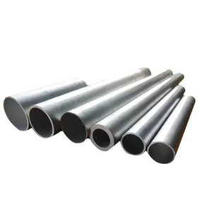 Aluminium Round Pipe 6063 T5 Straightness Tolerance 1mm per Meter Diameter 16-160mm Structural Use thumbnail-1