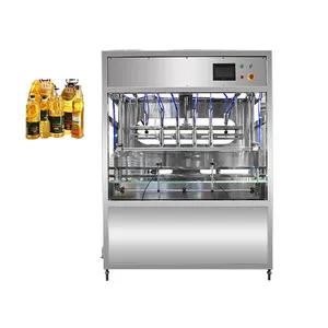 MO-Qdmdch High Accuracy Flow Meter Control Oil Filling Machine Automatic 4 Nozzle Sunflower Olive Oil Filling Capping Machine thumbnail-2