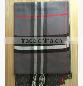 High Quality Fashionable Cotton Cashmere Imitation Tassel Scarf thumbnail-6