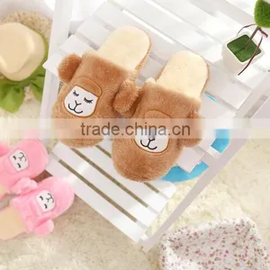 2015 New Arrival Soft Terry Women Winter Indoor Warm Slipper With Smile Face thumbnail-3