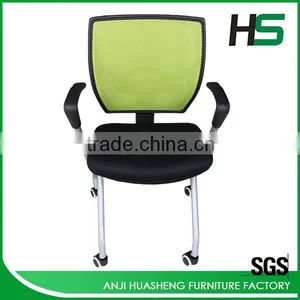 Modern Color Customized Mesh Folding Task Chair With Wheels thumbnail-2