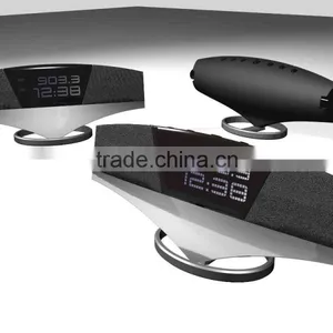 Super Quality Stylish Desktop Multimedia Speaker Alarm Clock Radio thumbnail-4